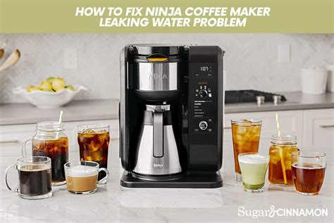 ninja coffee maker leaking water|My Ninja Coffee Maker Is Leaking Water (Troubleshooting!)